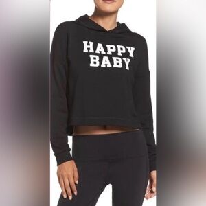 ALO Happy Baby Black Yoga Hoodie Size M